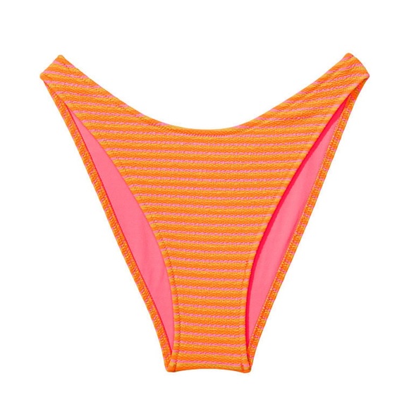 ♡SALE‼️ BNWT VIBRANT Designer Bananamoon Couture™ BOLD ☆Neonstripe☆ Bikini♡ M/M♡ - Picture 10 of 11